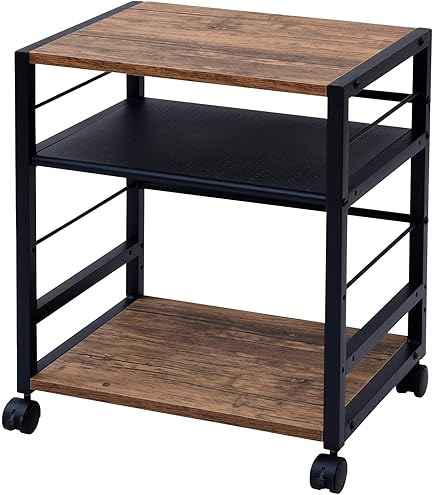 Amazon | サイドワゴン キャスター付き おしゃれ サイドデスク デスク