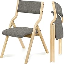 折りたたみダイニング椅子 2脚入り ラバーウッド グレー 組み立て不要省スペース 折りたたみダイニング椅子 2脚入り ラバーウッド グレー