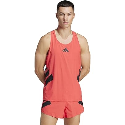 adidas ADIZERO ランニングシングレット 期間限定価格】 ADIDAS ADIZERO A SINGLET M アディゼロ シングレット