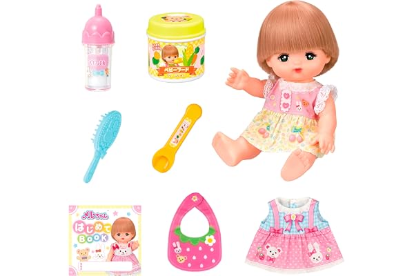 パイロット メルちゃん お人形セット きほんのおせわセット 1歳 2歳 3歳