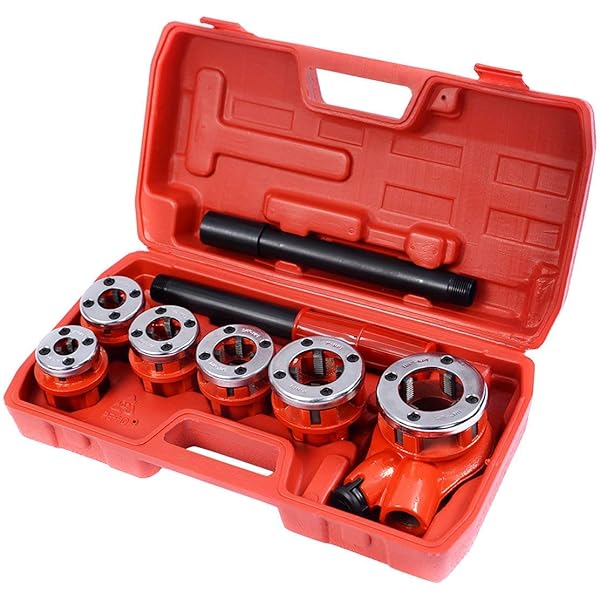 Goplus? Ratchet Pipe Threader Kit 