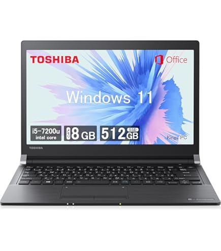 爆速SSD 中古良品 ノートパソコン 13.3型 TOSHIBA 東芝 R73/B 第6世代