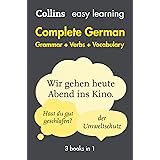 Collins Easy Learning Complete German Grammar, Verbs and Vocabulary (3 Books In 1) [2nd Edition]: Trusted Support for Learnin