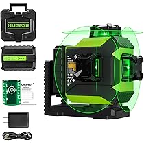 Amazon | Huepar 3x360° レーザー墨出し器 12線フルライン