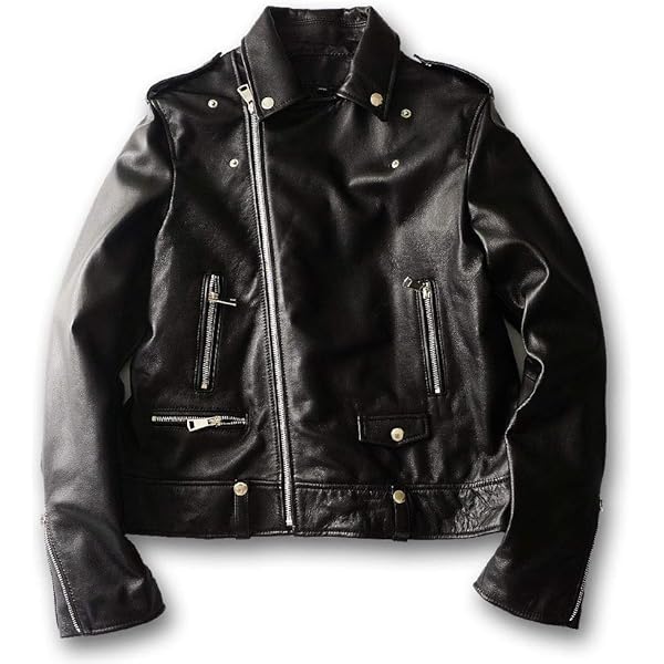 最上級ホースハイド復刻30'sスタイルシングルライダースレザージャケット馬皮 Amazon | [nonbrand] フランス GABRIEL最上級 ホースハイド 復刻