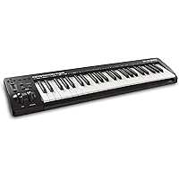M-Audio USB MIDIキーボード ベロシティ対応49鍵盤 DAWの操作 ピアノ音源 音楽制作 ソフトウェア付属 Keystation49 MK3
