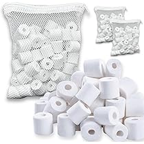 Amazon | MARUHADO 濾過材 ろ材 水槽 セラミック リングろ材 ネット