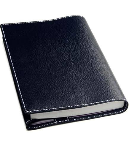 Amazon | ブックカバー 四六判 本革 【厚い本でも使用可能／ギフト