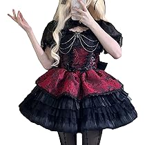 Amazon.co.jp: [XHSUKADO] ゴスロリ JSK ロリータ