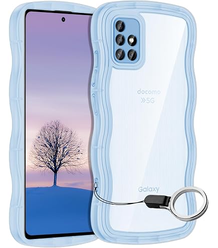 Galaxy A51 5G(SC-54A) SIM Free 極美品 ケース有 Amazon.co.jp: Galaxy A51 5G SC-54A SCG07 ケース クリア ウェーブ