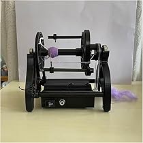 Amazon.co.jp: HZFAIGLL 電動紡ぎ車、犬の毛のウール紡ぎ糸、無段階