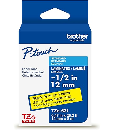Weemay 4 Pack TZe-131 Label Compatible For Brother Label