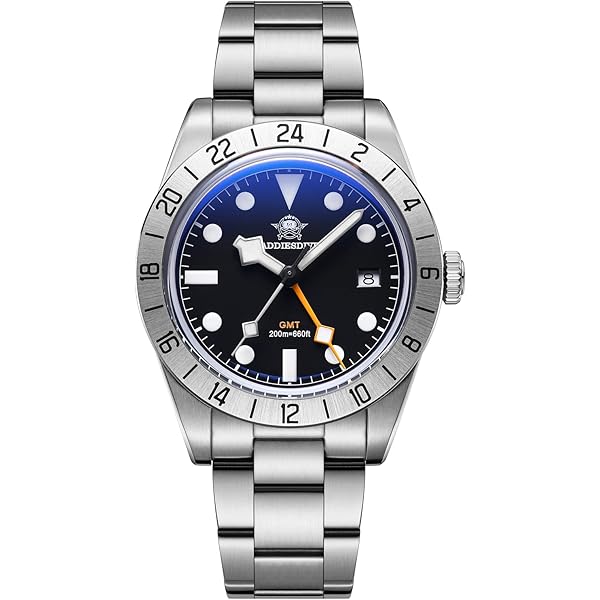 ADDIESDIVE GMT ダイバー ウォッチ 200m防水 腕時計 Amazon | ADDIESDIVE メンズ腕時計 GMT クォーツウォッチ 男性用