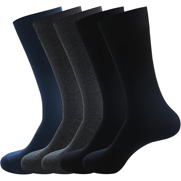 Mens Mix Color Dress Socks Cotton Socks Formal Plaid 12 Pairs Size 10-13 - Product Details