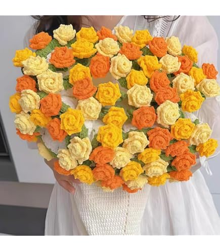 Amazon.co.jp: CTVWRN 花束になるブランケット かぎ針編みキット