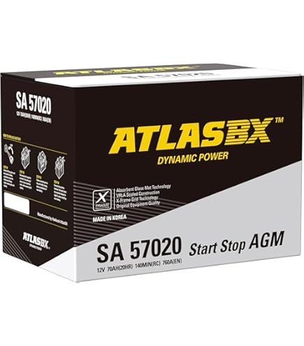 Amazon.co.jp: ATLASBX [ アトラス ] 輸入車バッテリー アイドリング 
