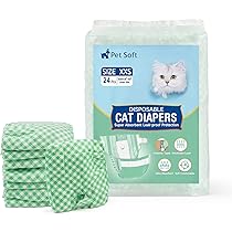 Amazon | 猫オムツ 女の子用サニタリーパンツ 24枚入り 高吸収性 ズレ
