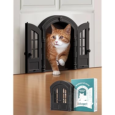 国産工事不要サッシ取付用パネルキャットドアSブラウン 猫ドア 国産