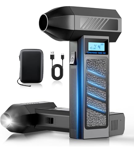 Amazon.co.jp: 電動エアダスター プロ用 30000RPM超強風 ノイズ