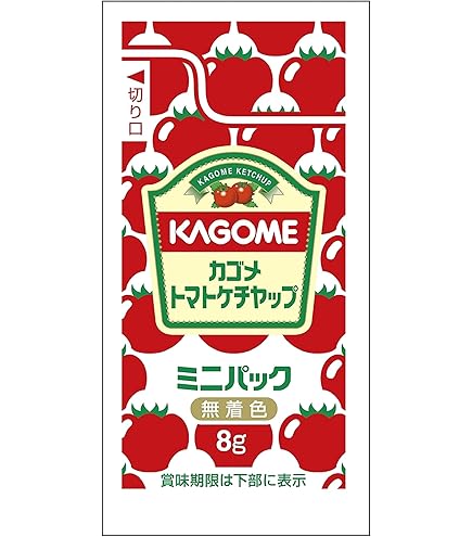 Amazon.co.jp: カゴメ カゴメトマトケチャップ ミニパック 8g 100袋
