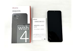 Simフリー AQUOS wish4 SH-52E ブラック docomoモデルSIMフリー