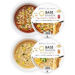 Amazon.co.jp: ベースフード 焼きそば&ラーメン 4種8個セット