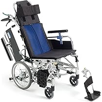 美品 Miki BAL-4 折りたたみ式 介助用車椅子 ブルー Amazon | ミキ BAL-12 ティルト&リクライニング介助型車いす