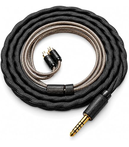 Amazon | UNCLE LIGHT 4.4mm - QDC (埋め込み型2ピン) IEMケーブル 8