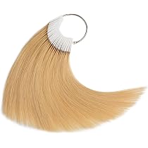 Amazon.co.jp: ヘアカラーテスト毛束 人毛 白髪混じり50％ 長さ10cm 20