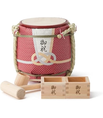 Amazon.co.jp: ミニ鏡開きセット 祝 : ホーム＆キッチン