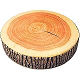 気分 は森の中 くつろげる やすらぎ クッション 座布団 (切り株, 38cm)