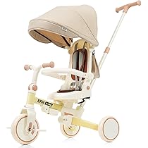 Amazon.co.jp: BTM 子供用三輪車 7in1 折りたたみ 手押し 7way 1