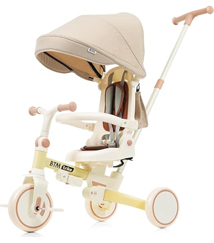 Amazon.co.jp: Vinona 子供用三輪車 6in1 折りたたみ 手押し棒 1歳-6歳