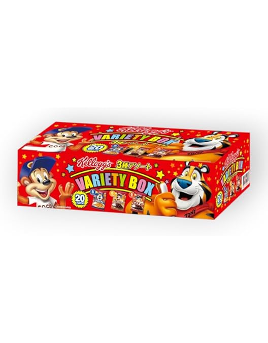 Amazon.co.jp: ケロッグ バラエティ パック 4 種 20パック（素材