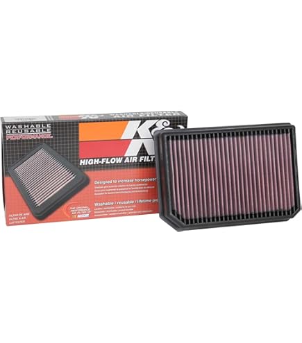 K&N Engine Air Filter: High Performance, Premium, Washable, Replacement Filter: Compatible With 2009-2015 Mercedes L4 (SLK200, SLK250, C180, C250, E200, E250), 33-2965