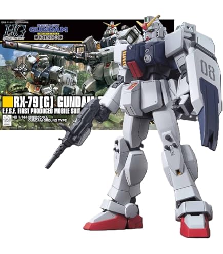 Amazon | HG UCHG 1/144 RX-79[G] 陸戦型ガンダム地上戦セット (機動