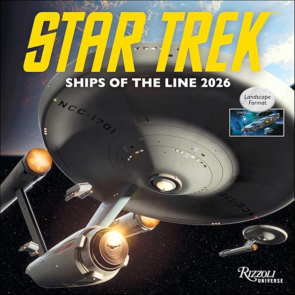 Amazon | Star Trek Ships of the Line 2025 Wall Calendar