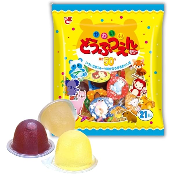 Amazon.co.jp: エースベーカリー どうぶつえんゼリー 32個×16袋入