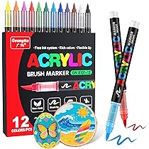 アクリルマーカー Amazon.co.jp: Guangna 12色 Direct 液体ソフトヘッド アクリル