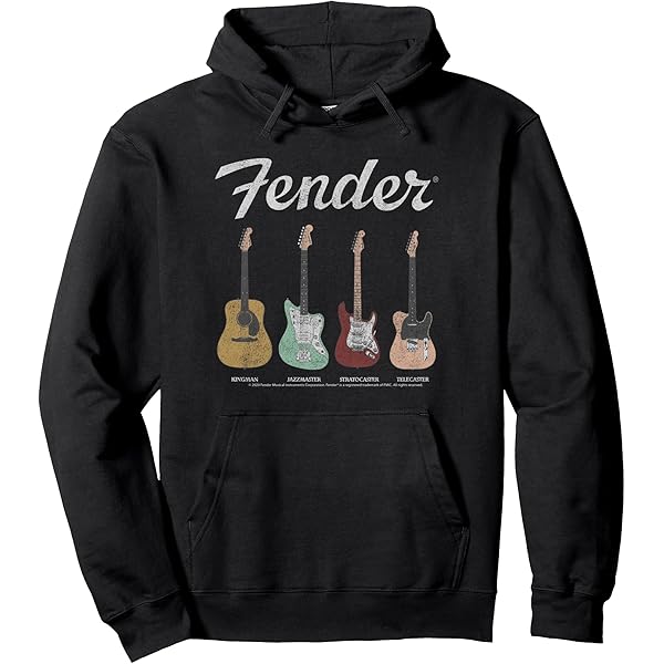 Amazon.co.jp: Fender Spaghetti Logo Hoodie Gray Heather Lサイズ