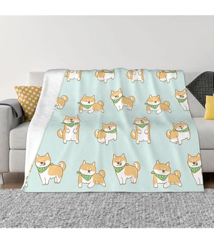 Amazon｜Lovely Shih Tzu シーズー 犬柄 印刷 可愛い犬の足跡 毛布