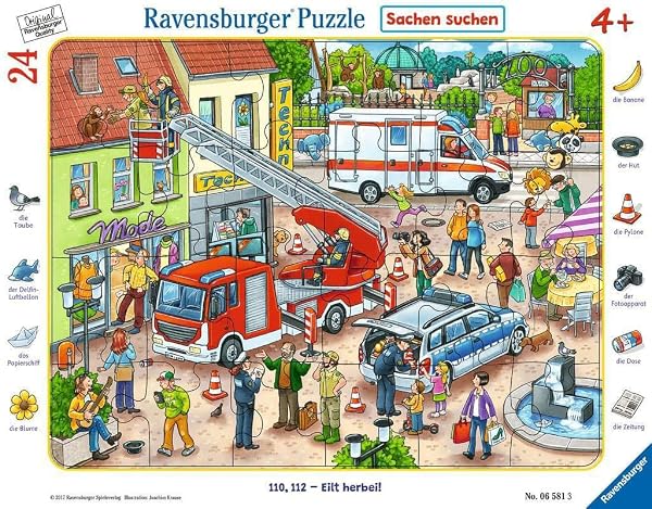 Ravensburger ラベンスバーガー パズル 24ピース どこにある? おさるの救出 06581 3 - 1