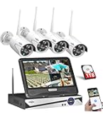 1品限り❤️防犯カメラ4台セット 500万画素 800万画素対応可能 3TBHDD Amazon.co.jp: 防犯カメラ ワイヤレスHiseeu 一体型NVR 1920P