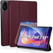 Amazon.co.jp: [PETFROH] Redmi Pad 2用保護セット（ケース＋ガラス