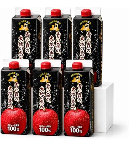 Amazon.co.jp: アップルメイト りんごジュース 1000ml紙パック×6本