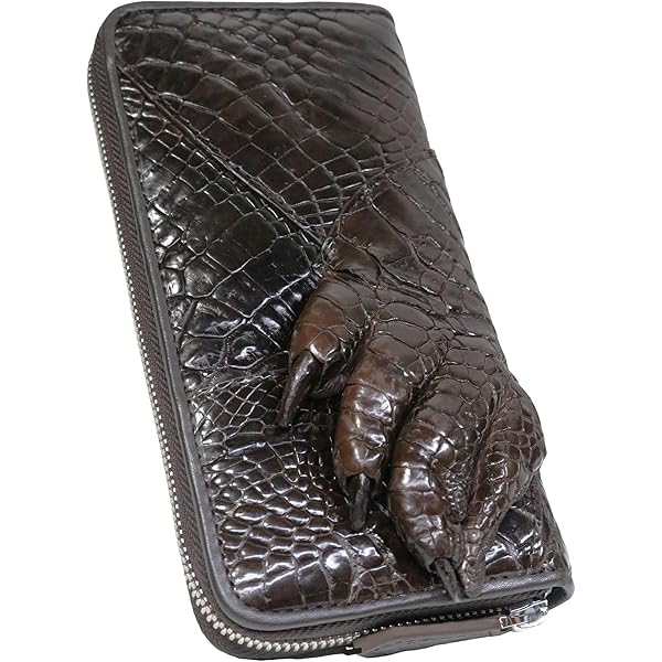 Amazon | 鰐革 ゴダン ラウンドファスナー長財布 ロングウォレット