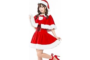 [TSUKUMIRU] サンタ コスプレ レディース クリスマス サンタコス ミニスカサンタ セクシー