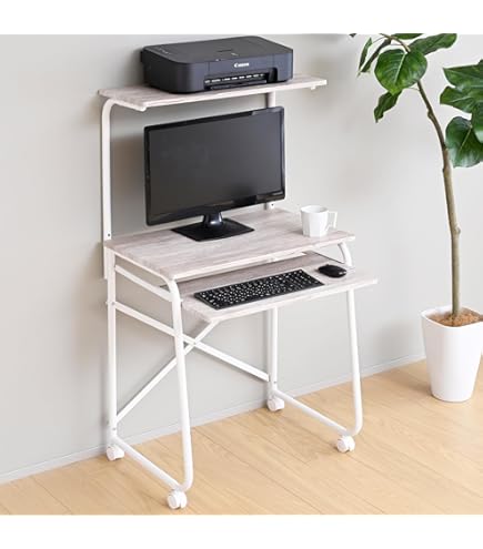 Amazon | パソコンデスク 引き出し付き 幅100*奥48 ゲーミングデスク