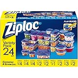 ジップロックコンテナ Ziploc 9種類 24個入 セット プラスチック