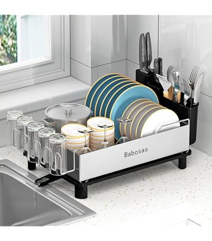 Amazon｜Sabatier Expandable Compact Dishrack｜水切りラック